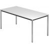 Table de réunion moderne à piétement noir Sybille