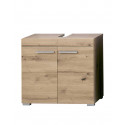 Meuble sous vasque moderne coloris ch&ecirc;ne Nataelle
