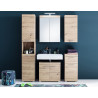 Meuble sous vasque moderne coloris chêne Nataelle