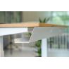 Bureau assis-debout plateau en bois massif Jimmy