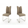 Chaise de salle à manger design en PU (lot de 2) Clarisse