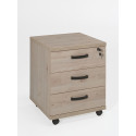 Caisson de bureau contemporain ch&ecirc;ne clair Othello