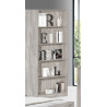 Bibliothèque contemporaine chêne gris Elmet