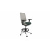 Tabouret ergonomique professionnel structure blanche Antequera