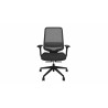 Siège de bureau ergonomique noir Badajoz