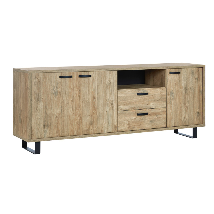 Buffet/bahut style industriel 220 cm Virgile