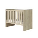 Lit b&eacute;b&eacute; &agrave; barreaux &eacute;volutif contemporain Eloise