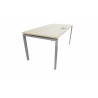 Bureau individuel réglable 160 cm avec trappe passe-câbles Producteo
