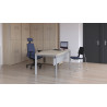Goulotte simple passe-câbles pour bureau individuel Regis