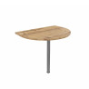 Extension ovale pour bureau fixe Initiale