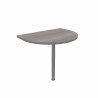 Extension ovale pour bureau fixe Initiale