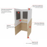 Cabine acoustique debout Calme