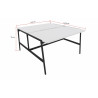 Bureau bench 2 personnes Allan