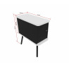 Caisson de bureau suspendu 1 porte Allan