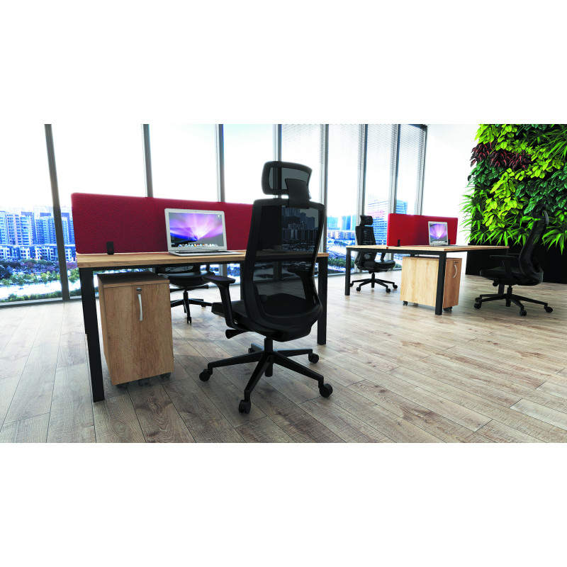 Si&egrave;ge de bureau en tissu Malice
