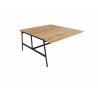 Extension pour table de réunion carrée Allan