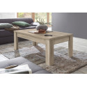 Table basse rectangulaire moderne ch&ecirc;ne samoa Larissa