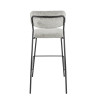 Tabourets de restaurant en tissu Sileone (lot de 2)