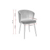 Chaises de brasserie en simili Mickaela (lot de 2)