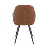 Fauteuils de brasserie en simili Mickaela (lot de 2)