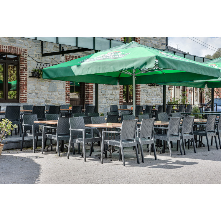 Fauteuil de bistrot empilable d'extérieur en polypropylène Jarie