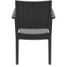 Fauteuil de bistrot empilable d'extérieur en polypropylène Jarie