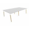 Bureau bench pieds bois massif 4 personnes Online O