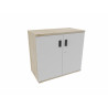 Armoire de bureau portes battantes H 74 cm Proline