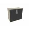 Armoire de bureau portes battantes H 74 cm Proline
