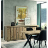 Buffet/bahut contemporain 232 cm chêne canyon Stephie