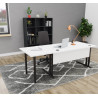 Extension rectangulaire pour bureau fixe Initiale