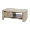 Table basse contemporaine chêne canyon Santana