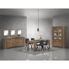 Buffet/bahut contemporain 220 cm chêne français Barbara