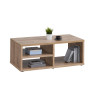 Table basse contemporaine avec rangement chêne français Barbara