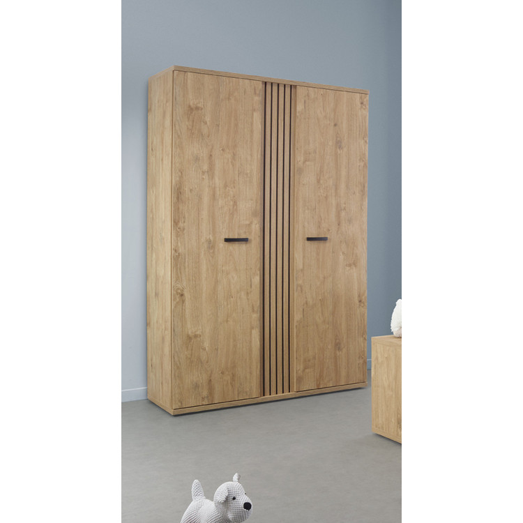 Armoire bébé contemporaine chêne clair Camilla