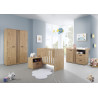 Chambre bébé complète chêne clair Camilla