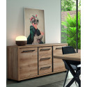 Buffet/bahut contemporain 185 cm ch&ecirc;ne arizona Rocco