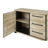Buffet/bahut contemporain 240 cm chêne arizona Rocco