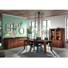 Buffet/bahut contemporain 225 cm coloris mango Silvia