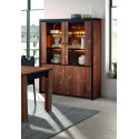 Vaisselier/argentier contemporain coloris mango Silvia