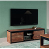 Meuble TV contemporain 160 cm coloris mango Silvia