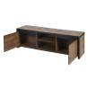 Meuble TV contemporain 160 cm coloris mango Silvia