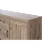 Buffet/bahut contemporain 220 cm chêne canyon Sirocco
