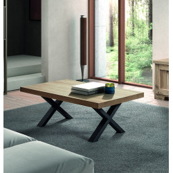 Table basse contemporaine chêne canyon Sirocco