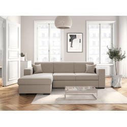 Canapé d'angle convertible moderne en tissu Catimini