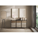 Buffet/bahut 3 portes ch&ecirc;ne mercure/gris argile Evoria