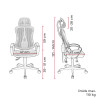 Siège de bureau en tissu Pacifique