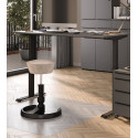 Bureau droit assis debout &eacute;lectrique graphite Maily