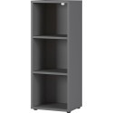 Etag&egrave;re de bureau 3 compartiments graphite Maily
