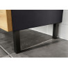 Colonne de salle de bain H 120 cm chêne/graphite Salsa